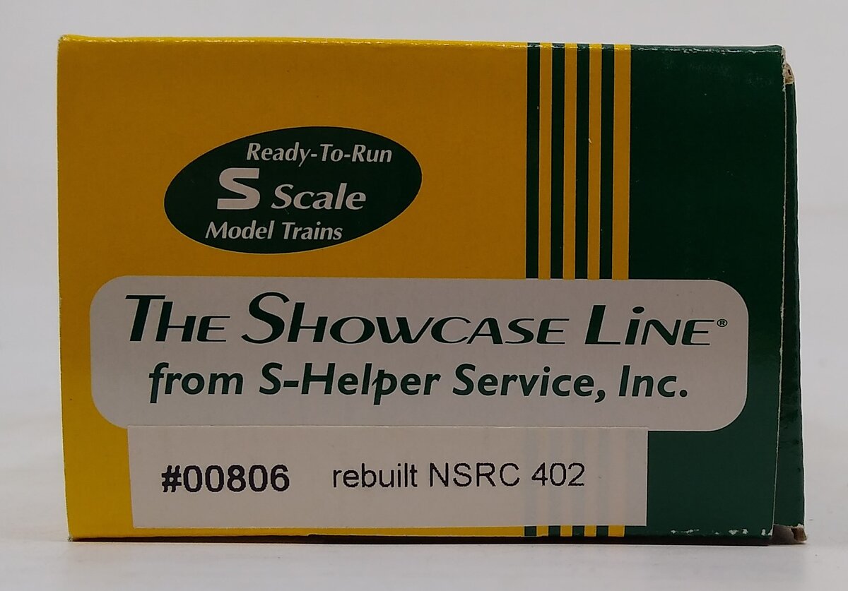 S-Helper Service 00806 S Gauge NRSC 40' Steel Re-Built Box Car #402 LN/Box