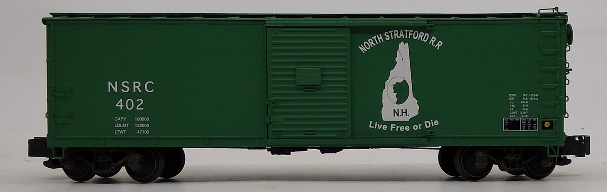S-Helper Service 00806 S Gauge NRSC 40' Steel Re-Built Box Car #402 LN/Box