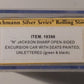 Bachmann 19396 N Painted & Unlettered Jackson Sharp Excursion Car