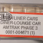 Con-Cor 0001-004671(1) N Scale Amtrak Phase 3 Viewfinder Diner-Lounge Car #8401 LN/Box