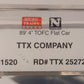 Micro-Trains 07100520 N Trailer Train 89' 4" TOFC Flatcar #252722 LN/Box