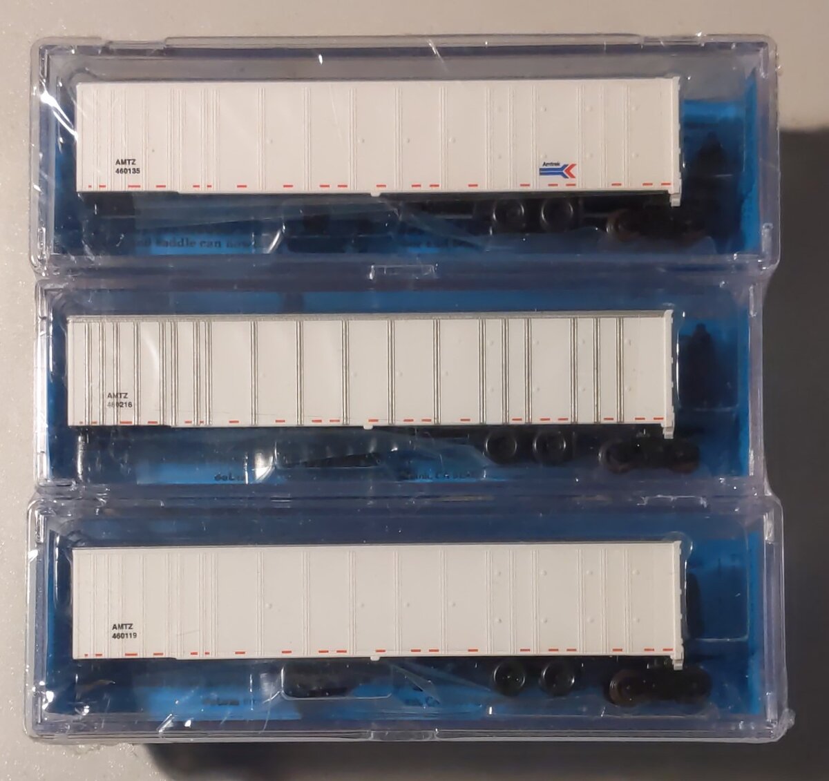 Deluxe Innovations 180306 N Scale Amtrak RoadRailer Trailers 6-Pack