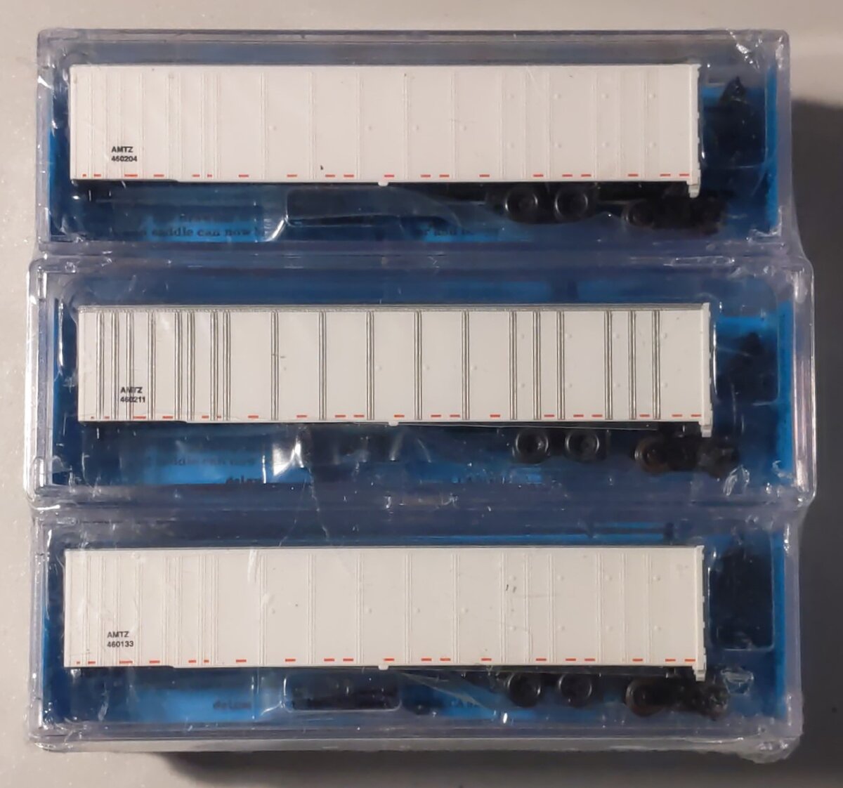 Deluxe Innovations 180306 N Scale Amtrak RoadRailer Trailers 6-Pack
