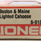 Lionel 6-9181 O Gauge Boston and Maine N5C Porthole Caboose LN/Box
