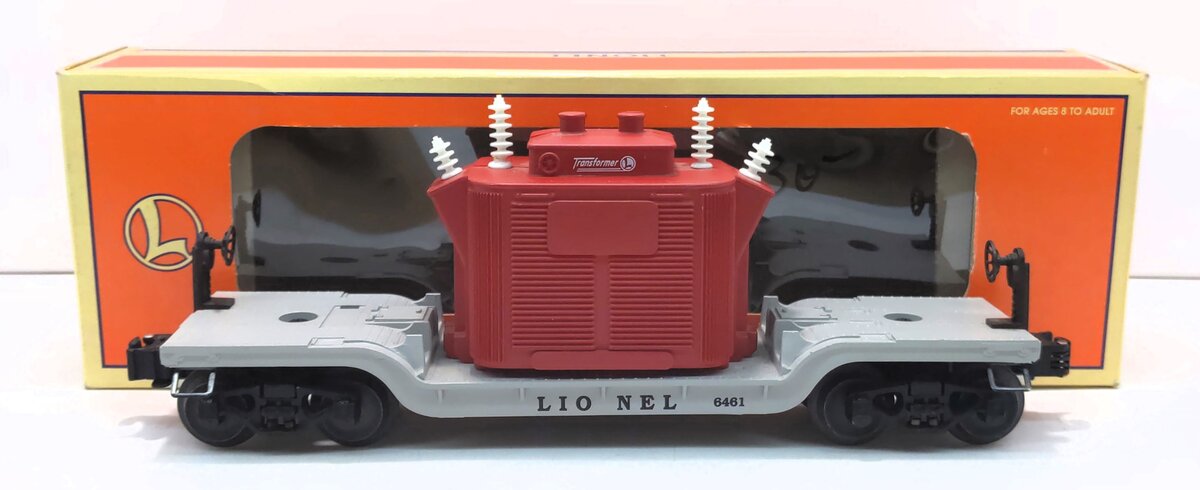 Lionel 6-16967 O Gauge Lionel Depressed-Center Flatcar with Transformer #6461 LN/Box
