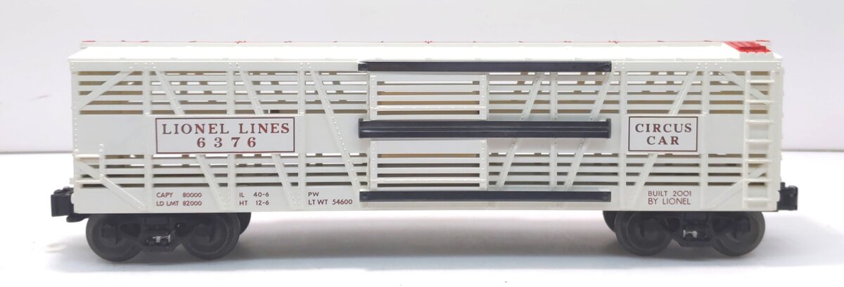 Lionel 6-19557 O Gauge Postwar Celebration Series Circus Stock Car #6376 EX/Box