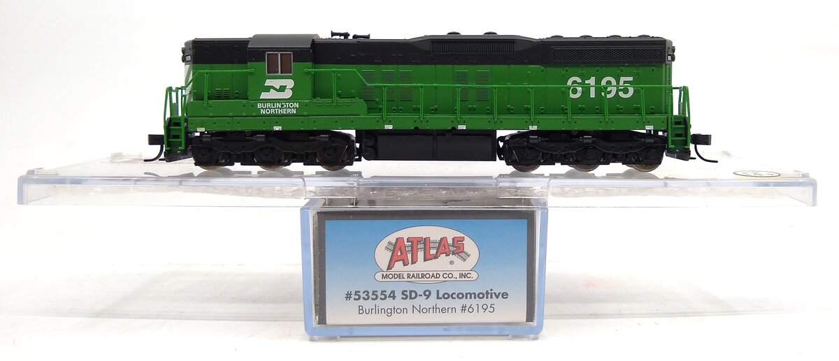 Atlas 53554 N BN SD-9 Locomotive #6195