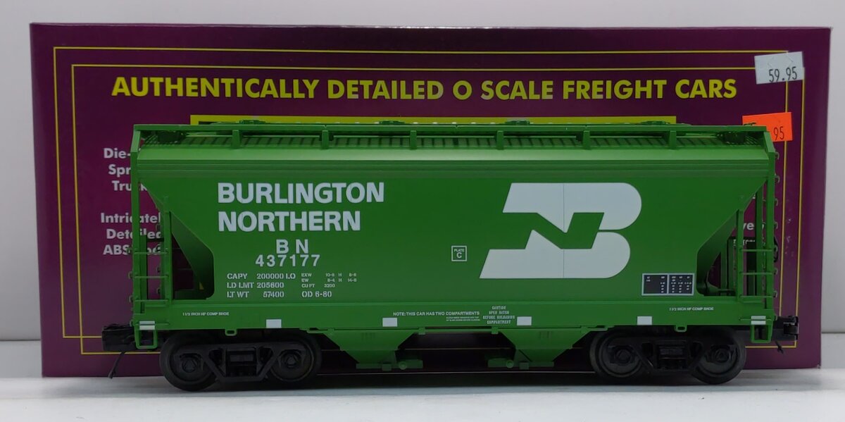 MTH 20-97809 O BN 2-Bay Centerflow Hopper