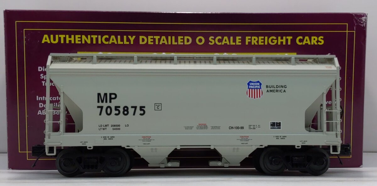 MTH 20-97827 O Missouri Pacific 2-Bay Centerflow Hopper Car #705853