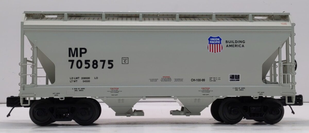 MTH 20-97827 O Missouri Pacific 2-Bay Centerflow Hopper Car #705853