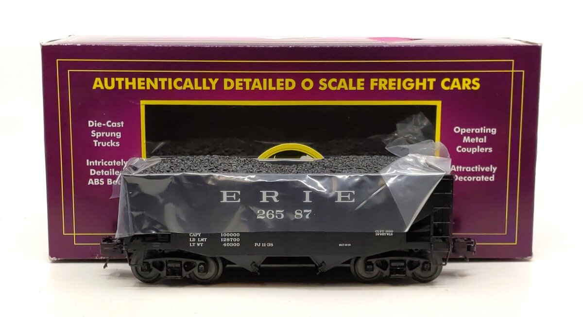 MTH 20-97267 O Erie 2-Bay Fishbelly Hopper #26587 NIB