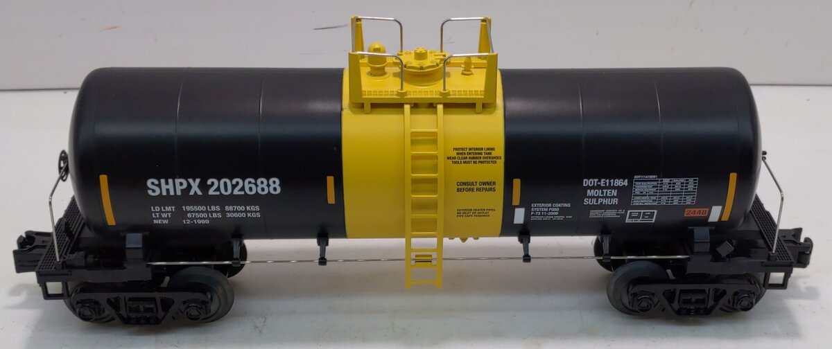 MTH 30-73448 O Shippers Car Line Modern Tank Car SHPX #202688imn