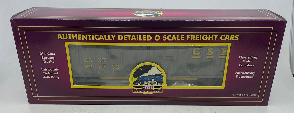 MTH 20-97419 O CSX Coalporter Hopper w/Coal Load #392732 LN/Box