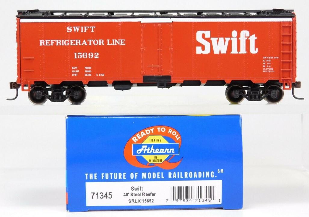 Athearn 71345 HO Swift RTR 40' Steel Reefer #15692