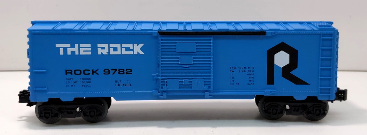 Lionel 6-9782 O Gauge The Rock Boxcar LN/Box
