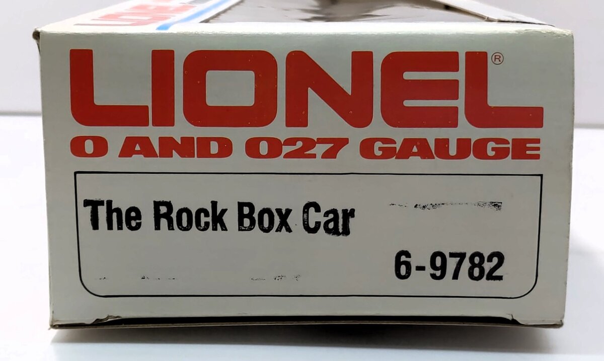 Lionel 6-9782 O Gauge The Rock Boxcar LN/Box