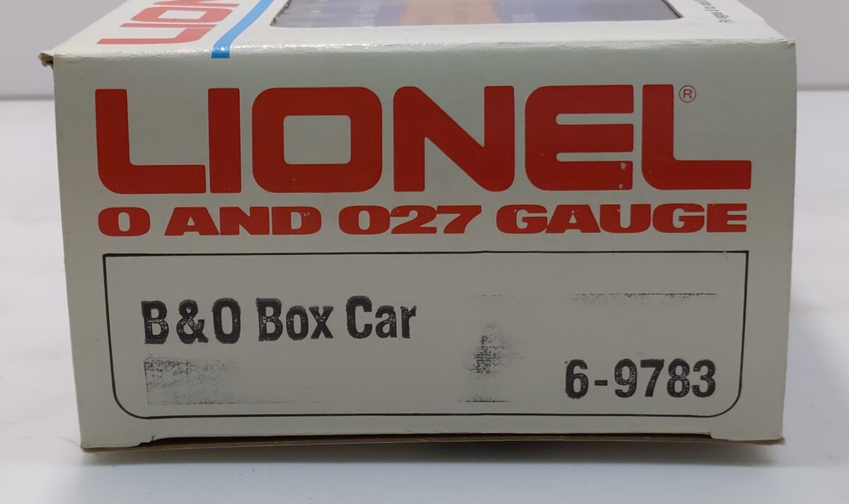 Lionel 6-9783 O Gauge Baltimore and Ohio Time Saver Boxcar LN/Box