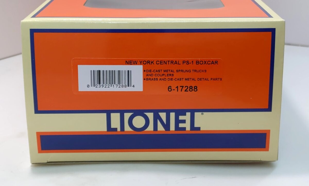 Lionel 6-17288 O Gauge New York Central PS-1 Box Car #175012