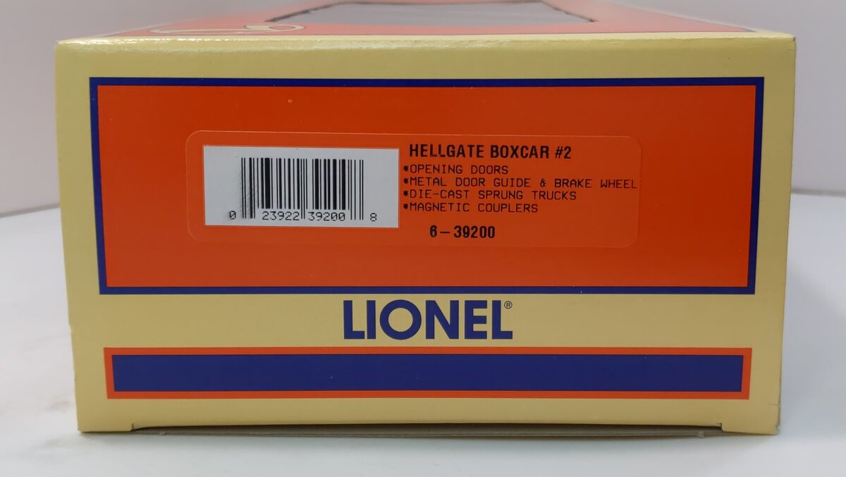 Lionel 6-39200 O Gauge Lionel Hellgate Bridge Boxcar #2 LN/Box