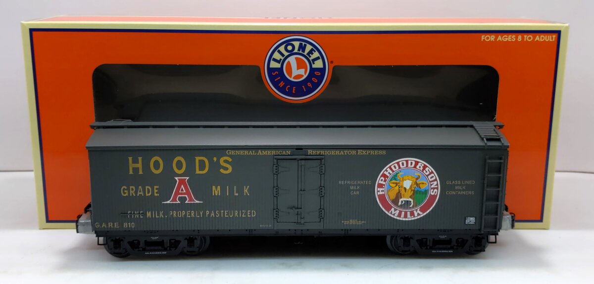 Lionel 6-17360 O Gauge Hood's Milk Car #810 NIB