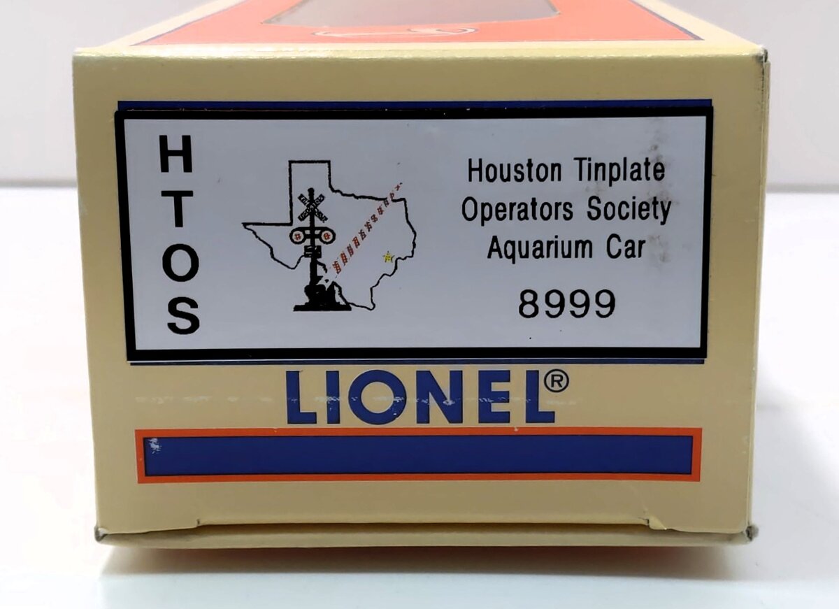 Lionel 6-8999 O Scale HTOS Aquarium Car #8999 LN/Box