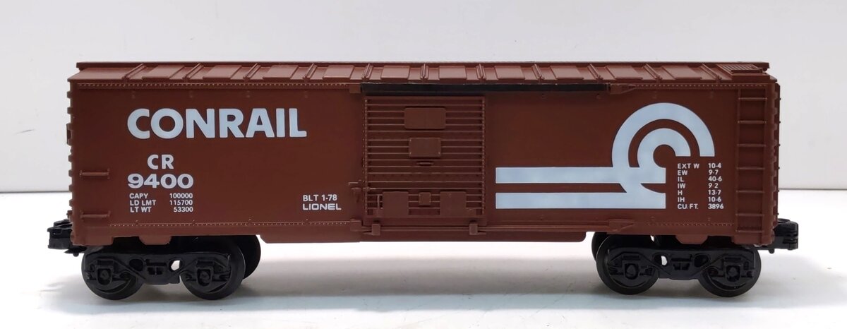 Lionel 6-9400 O Gauge Conrail Boxcar #9400 EX/Box