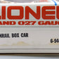 Lionel 6-9400 O Gauge Conrail Boxcar #9400 EX/Box