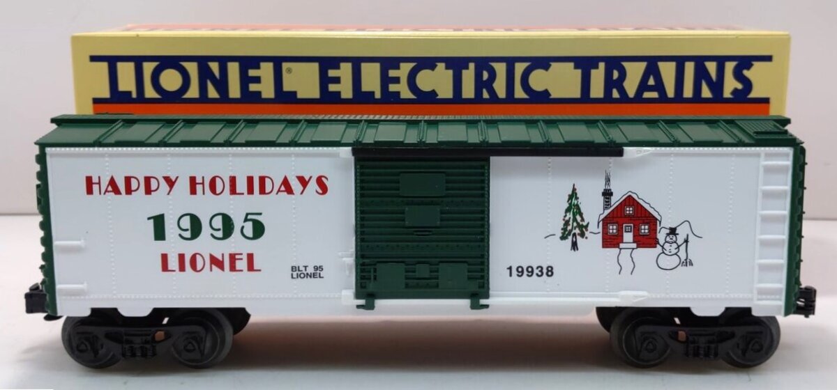 Lionel 6-19938 O Gauge Lionel Christmas Boxcar #1995 NIB