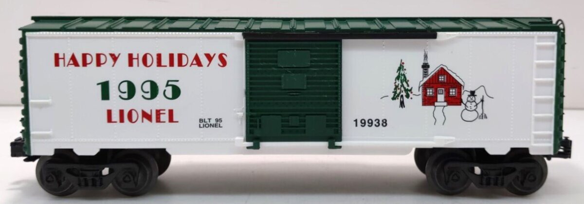 Lionel 6-19938 O Gauge Lionel Christmas Boxcar #1995 NIB