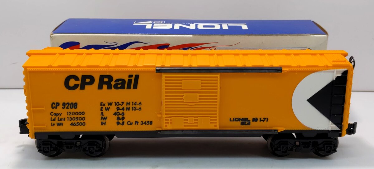 Lionel 6-9208 O Gauge Canadian Pacific Rail Boxcar NIB