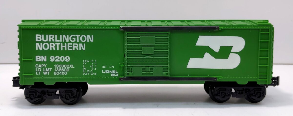 Lionel 6-9209 O Gauge Burlington Northern Boxcar LN/Box