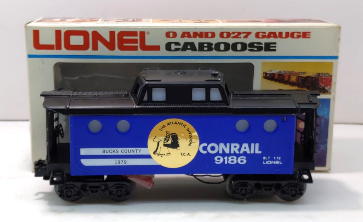 Lionel 6-9186 O Gauge TCA Bucks County 1979 Conrail N5C Illuminated Caboose LN/Box