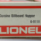Lionel 6-9116 O Gauge Domino Sugar 4-Bay Hopper #9116 EX/Box