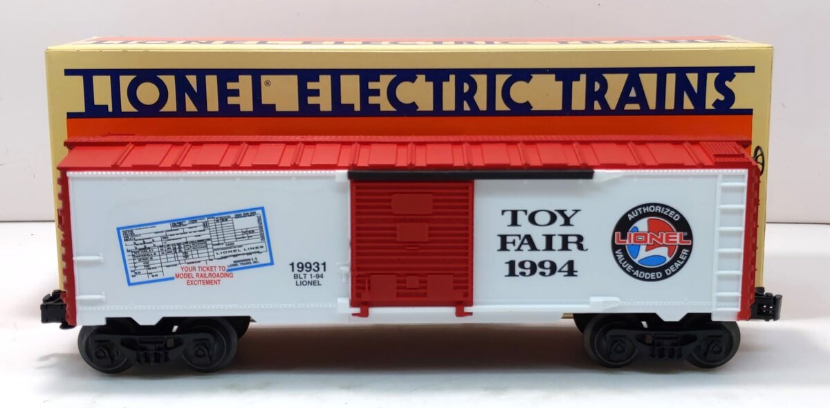 Lionel 6-19931 O Gauge 1994 Toy Fair Boxcar