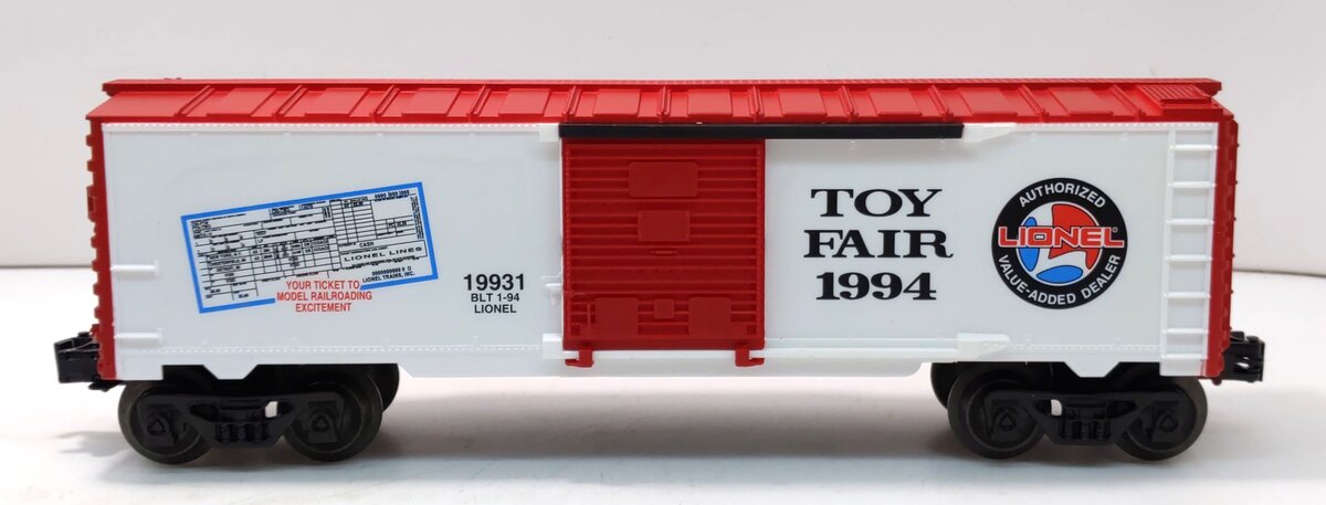 Lionel 6-19931 O Gauge 1994 Toy Fair Boxcar LN