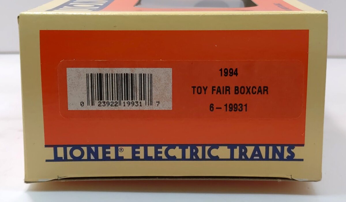 Lionel 6-19931 O Gauge 1994 Toy Fair Boxcar