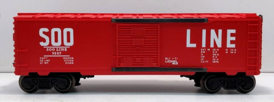 Lionel 6-9207 O Gauge Soo Line Boxcar #9207 VG/Box