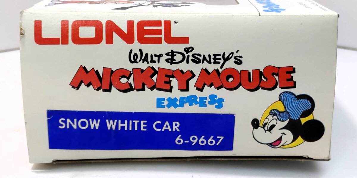Lionel 6-9667 O Disney Snow White Hi Cube Boxcar NIB