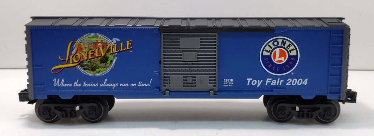 Lionel 6-29919 O Gauge Toy Fair 2004 Boxcar NIB