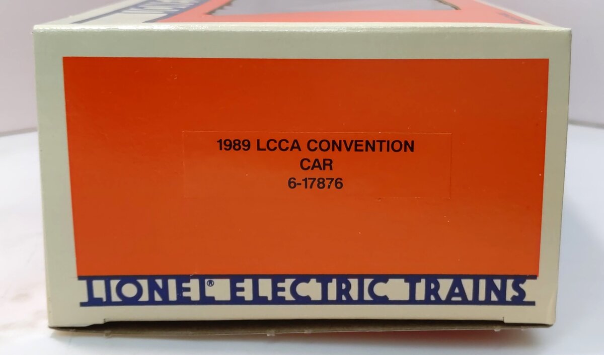Lionel 6-17876 O Gauge LCCA 1989 Columbia, Newberry & Laurens Convention Box Car LN/Box