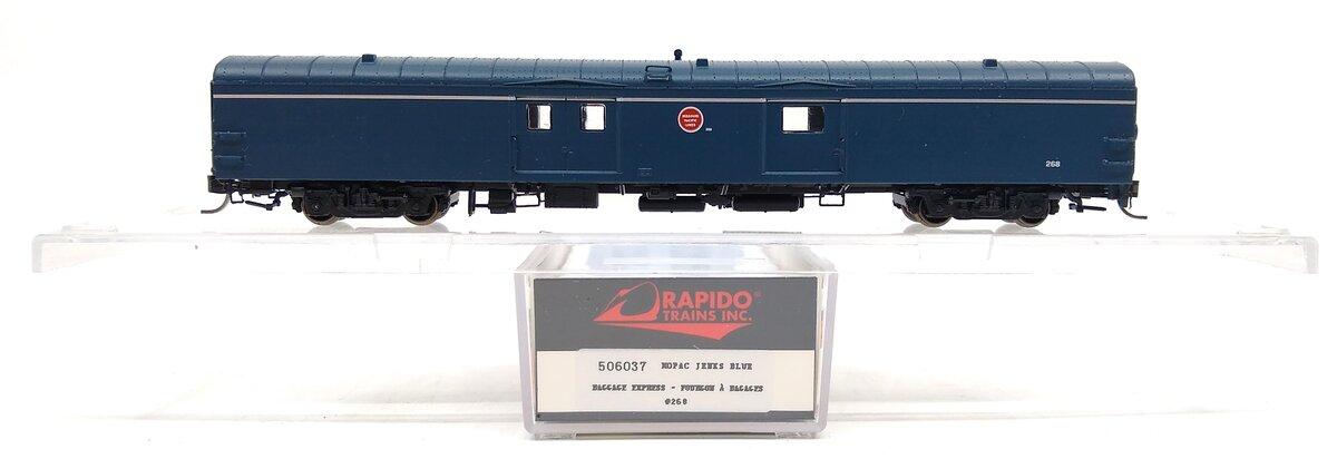 Rapido Trains 506037 N Missouri Pacific 73' Smooth Side Baggage-Express #268
