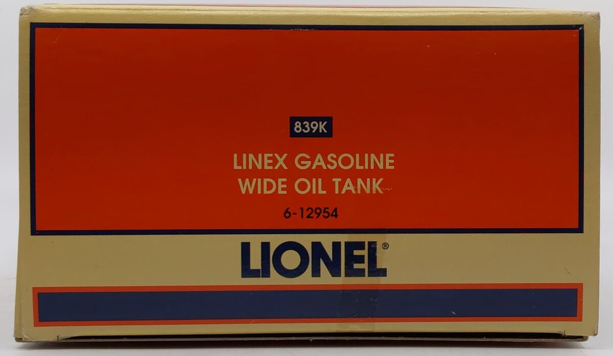 Lionel 6-12954 O Gauge Linex Gasoline Wilde Oil Tank LN/Box