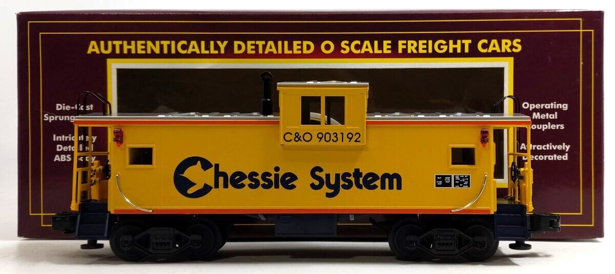 MTH 20-9104 O Gauge Chessie System Lighted Extended Vision Caboose #903192 NIB