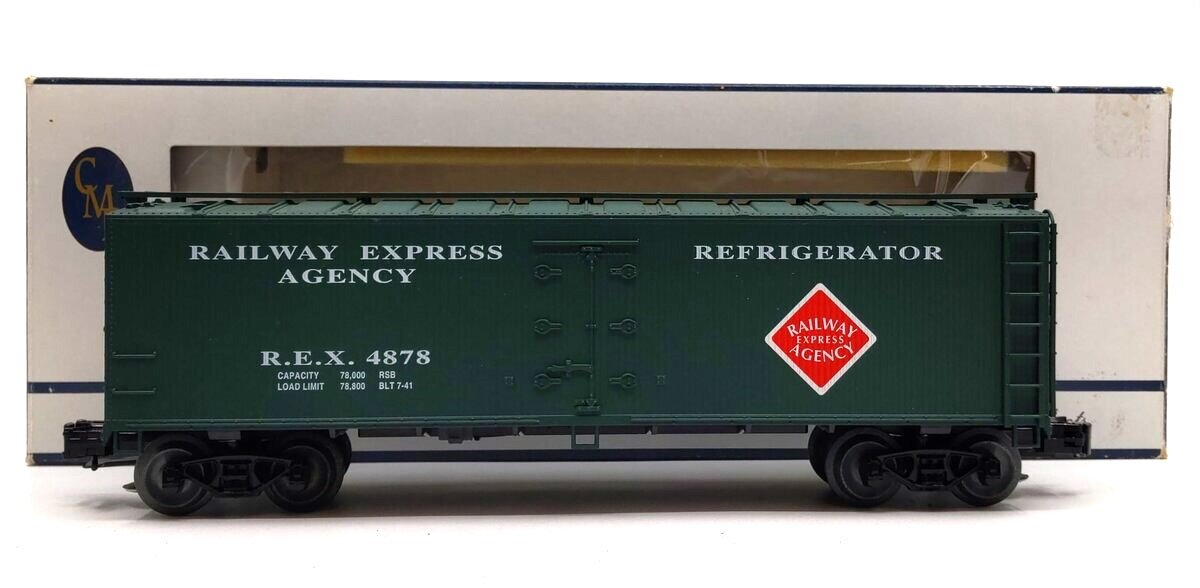 Crown 3000 O Railway Express Reefer Car #4878 LN/Box