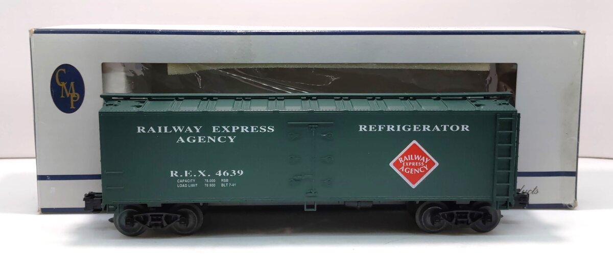 Crown Model Products 3000 O Railway Express Reefer Car #4639 EX/Box