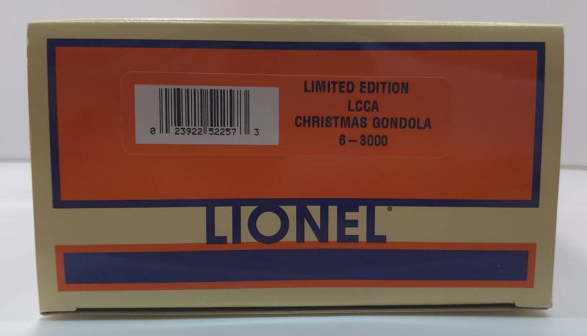 Lionel 6-3000 O Gauge LCCA Christmas Gondola NIB