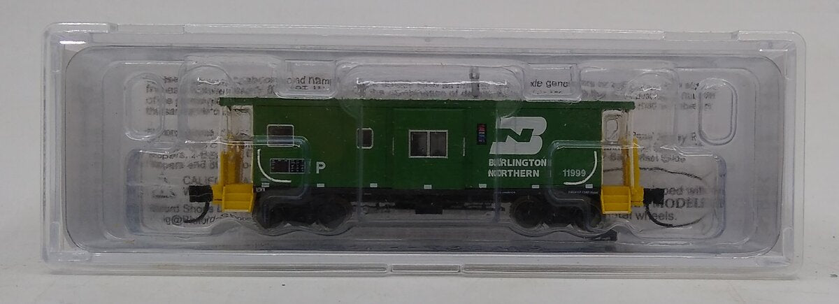 Bluford Shops 44071 N Scale Burlington Northern 4 Bay Window Caboose #11999
