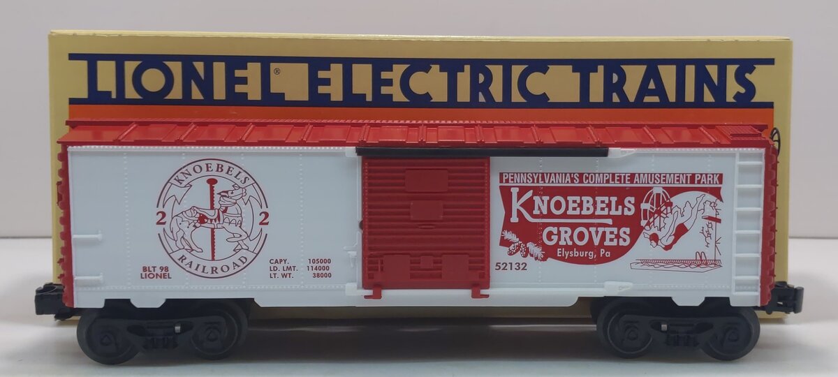 Lionel 6-52132 Knoebel's #2 Boxcar LN/Box