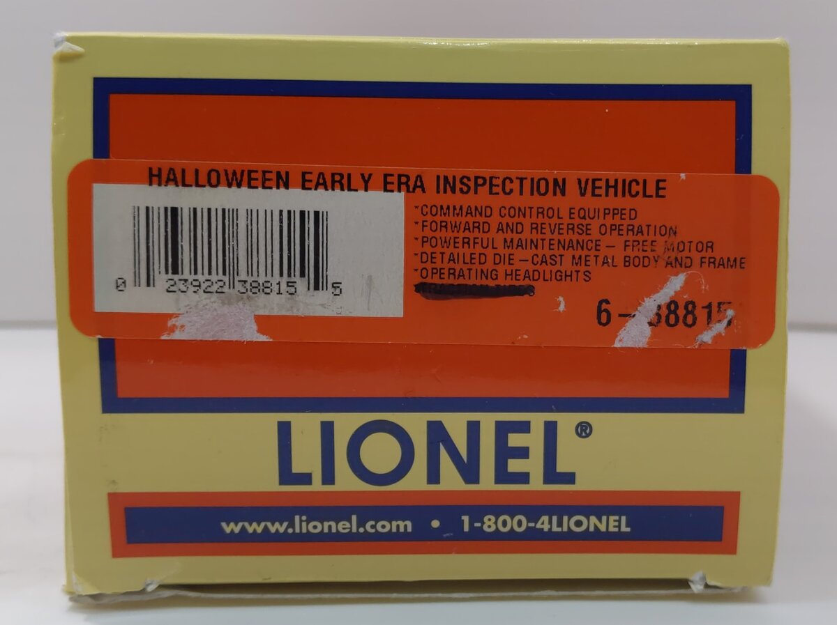 Lionel 6-38815 O Transylvania Inspection Vehicle LN/Box