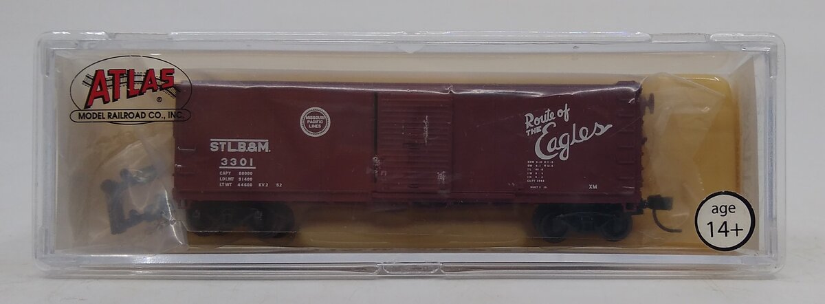 Atlas 45866 N Scale USRA Steel Box St. Louis/Brownsville & Mex #3301